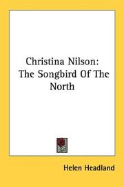 Cover of: Christina Nilson: The Songbird Of The North
