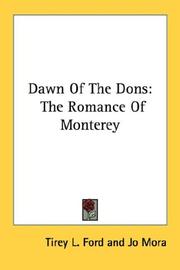 Cover of: Dawn Of The Dons by Tirey L. Ford