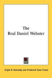 Cover of: The Real Daniel Webster