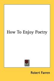 Cover of: How To Enjoy Poetry