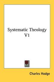Cover of: Systematic Theology V1