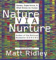 Cover of: Nature Via Nurture CD | Matt Ridley