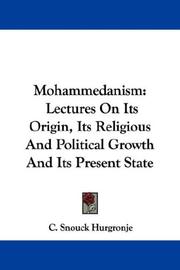 Cover of: Mohammedanism by C. Snouck Hurgronje