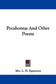 Cover of: Pocahontas And Other Poems