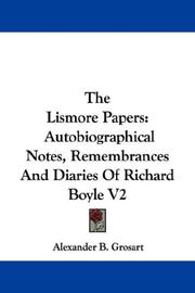 Cover of: The Lismore Papers by Alexander B. Grosart, Alexander B. Grosart