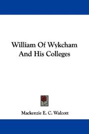 Cover of: William Of Wykcham And His Colleges