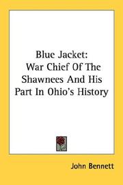 Cover of: Blue Jacket: War Chief Of The Shawnees And His Part In Ohio's History