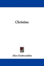 Cover of: Christine by Elizabeth von Arnim