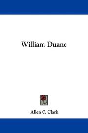 William Duane by Allen C. Clark