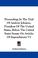 Cover of: Proceedings In The Trial Of Andrew Johnson, President Of The United States, Before The United States Senate On Articles Of Impeachment V1