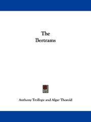 Cover of: The Bertrams by Anthony Trollope