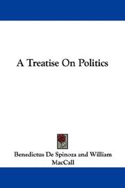 Cover of: A Treatise On Politics
