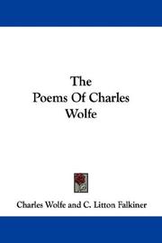 Cover of: The Poems Of Charles Wolfe
