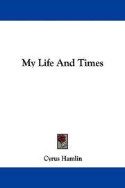 Cover of: My Life And Times
