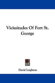 Cover of: Vicissitudes Of Fort St. George