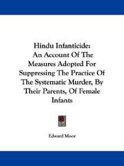 Hindu Infanticide by Edward Moor