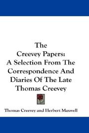 The Creevey papers by Thomas Creevey