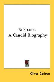 Cover of: Brisbane by Oliver Carlson