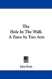 Cover of: The Hole In The Wall by John Poole