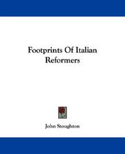 Cover of: Footprints Of Italian Reformers by John Stoughton