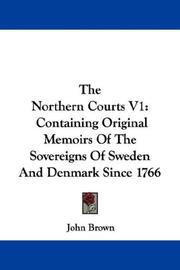 Cover of: The Northern Courts V1 by John Brown