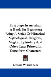 Cover of: First steps in Assyrian
