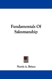 Cover of: Fundamentals Of Salesmanship