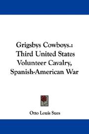 Cover of: Grigsbys Cowboys. by Otto Louis Sues, Otto Louis Sues