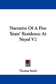 Cover of: Narrative Of A Five Years' Residence At Nepal V2