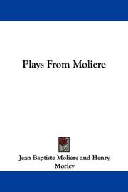 Cover of: Plays From Moliere by Molière