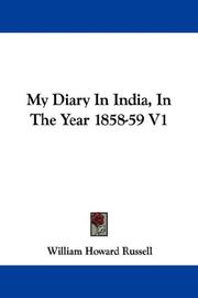 Cover of: My Diary In India, In The Year 1858-59 V1