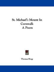 Cover of: St. Michael's Mount In Cornwall by Thomas Hogg