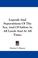 Cover of: Legends And Superstitions Of The Sea, And Of Sailors In All Lands And At All Times