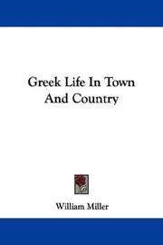 Cover of: Greek Life In Town And Country