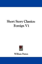 Cover of: Short Story Classics by William Patten