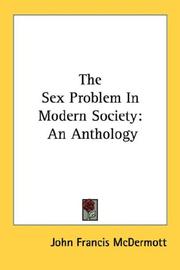 Cover of: The Sex Problem In Modern Society