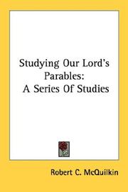Cover of: Studying Our Lord