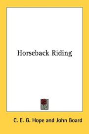Cover of: Horseback Riding
