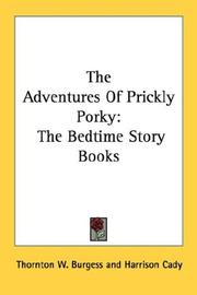 Cover of: The adventures of Prickly Porky