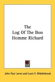 Cover of: The Log Of The Bon Homme Richard