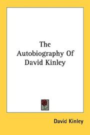 Cover of: The Autobiography Of David Kinley by David Kinley