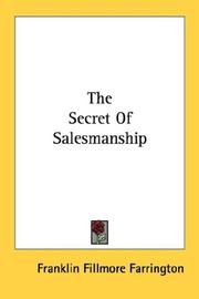 Cover of: The Secret Of Salesmanship