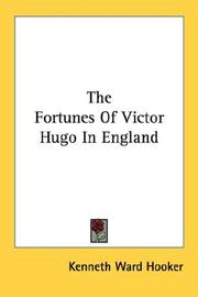 Cover of: The Fortunes Of Victor Hugo In England