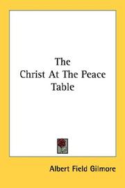 Cover of: The Christ At The Peace Table