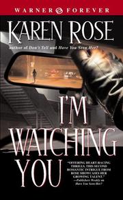 Cover of: I'm watching you