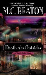 Cover of: Death of an outsider | M. C. Beaton
