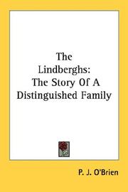 Cover of: The Lindberghs: The Story Of A Distinguished Family