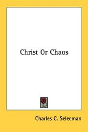 Cover of: Christ Or Chaos