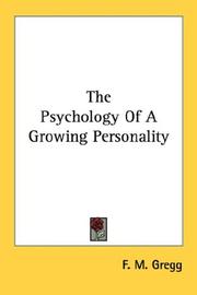 Cover of: The Psychology Of A Growing Personality