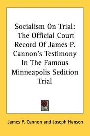 Socialism On Trial by James Patrick Cannon